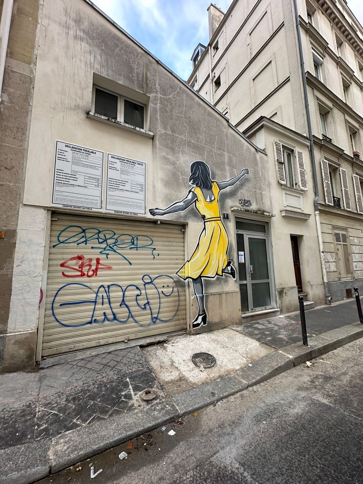 Intervention de Clacks à Paris 18e