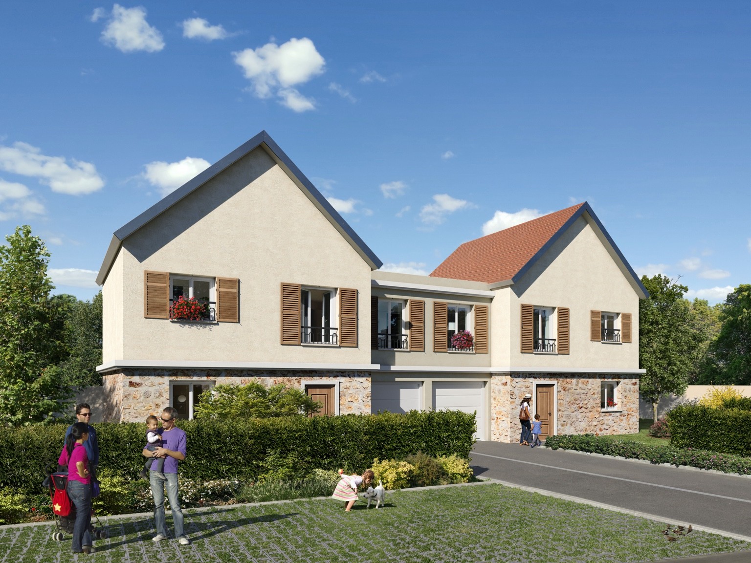 Villa Brunoy — vue 2